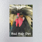 Funny Bad Hair Day Chicken Meme Magneet
