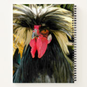 Funny Bad Hair Day Chicken Meme Notitieboek (Achterkant)