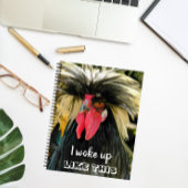 Funny Bad Hair Day Chicken Meme Notitieboek