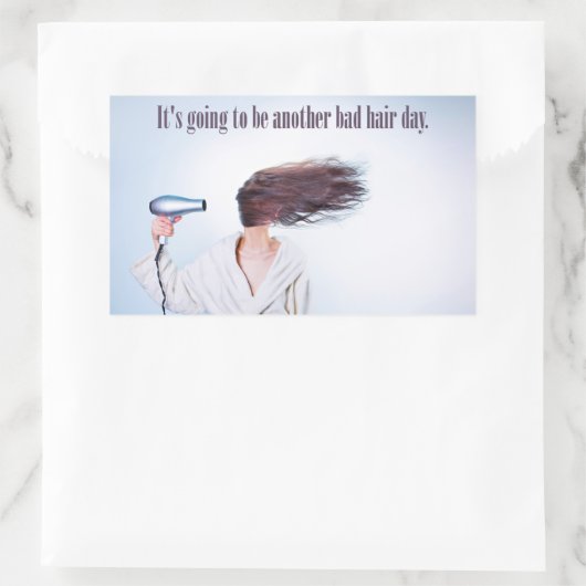Funny Bad Hair Day stickers (Tas)