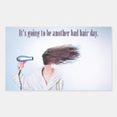 Funny Bad Hair Day stickers (Voorkant)