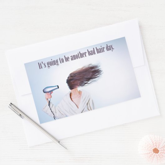 Funny Bad Hair Day stickers (Envelop)