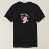 Funny Bad Santa Basic T-Shirt (Design voorkant)