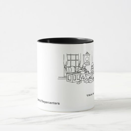 Funny "Bad Timing" Business Mok Gift (Midden)