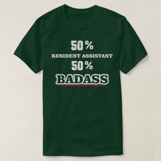 Funny Badass-assistent T-shirt (Design voorkant)