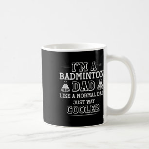 Funny Badminton Dad Shirt Mannen Vrouwen Badminton Koffiemok