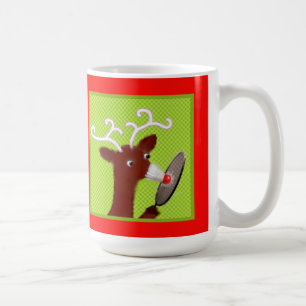Funny Badminton Kerstmis Koffie Mok