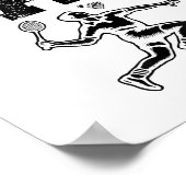 Funny Badminton Player Love Shuttle Design 9  Poster (Hoek)