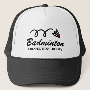 Funny badminton shuttlecock sport Trucker Hat Trucker Pet