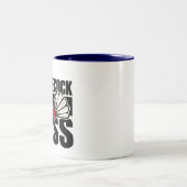 Funny Badminton Shuttlecock Tweekleurige Koffiemok (Center)