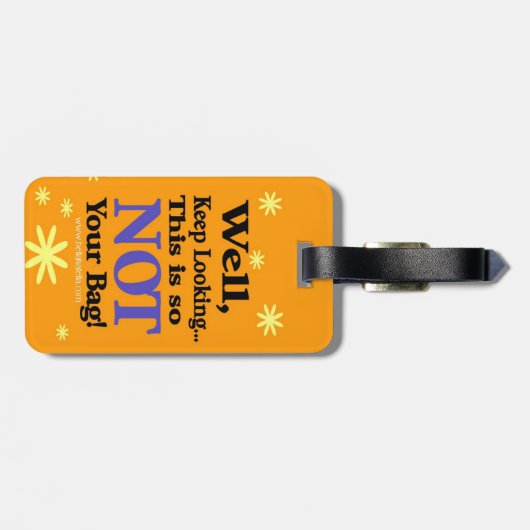 Funny Bagagelabel (Achterkant horizontaal)