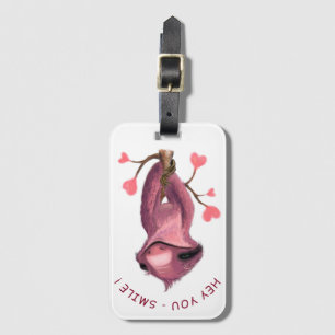 Funny Bagagelabel Happy Sloth Smile - Aangepaste t