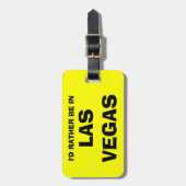 Funny bagagelabel | Ik zou liever in Las Vegas zij (Voorkant verticaal)