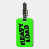 Funny-bagagelabels voor reiskoffers Zware lading Bagagelabel (Voorkant verticaal)