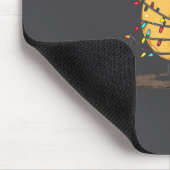 Funny Bagel Christmas Graphics Lights Lover Muismat (Hoek)