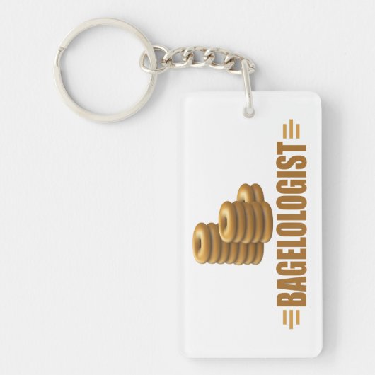Funny Bagel Sleutelhanger (Voorkant)