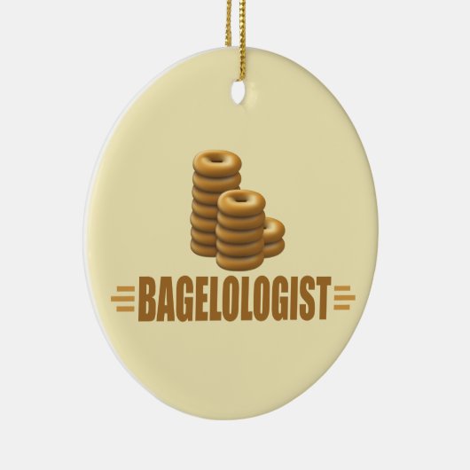 Funny Bagels Keramisch Ornament (Rechts)