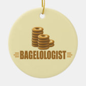 Funny Bagels Keramisch Ornament (Voorkant)