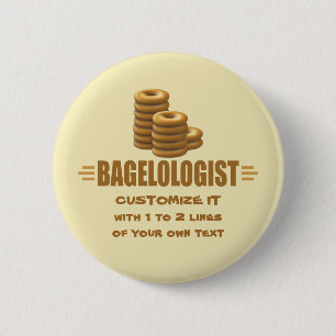 Funny Bagels Ronde Button 5,7 Cm
