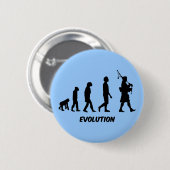 Funny bagpipes ronde button 5,7 cm (Voorkant /achterkant)