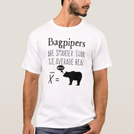 Funny Bagpipes T-shirt - Gemiddeld Beer