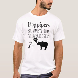 Funny Bagpipes T-shirt - Gemiddeld Beer