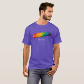 Funny Baguette Rainbow Faguette LGBTQ Pride Month  T-shirt (Voorkant volledig)