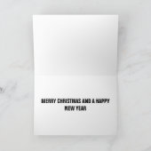 Funny Bah Humbug Feestdagen Kaart (Binnen)