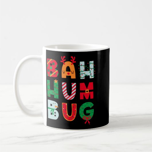 Funny Bah Humbug Holiday  Koffiemok (Links)