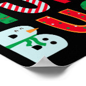 Funny Bah Humbug Holiday  Poster (Hoek)