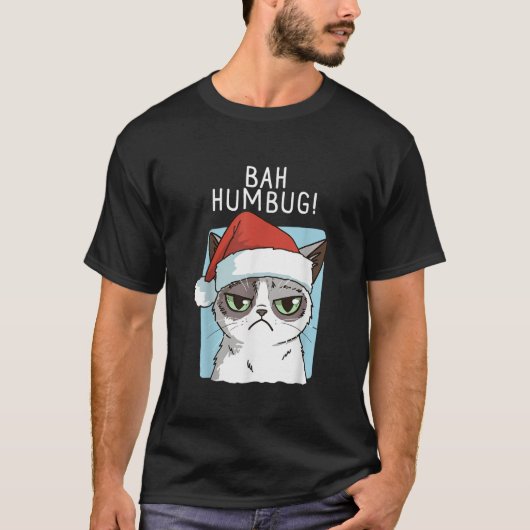 Funny Bah Humbug Holiday tee T-shirt (Voorkant)