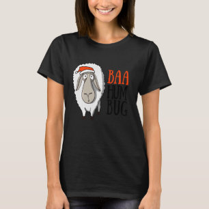 Funny Bah Humbug Sheep Kerstmis Baa Humbug T-shirt