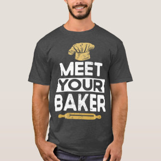 Funny Bake Lover Bread Baker Whisk Taker Ba T-shirt
