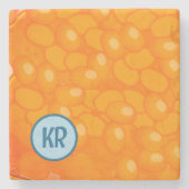 Funny Baked Beans - Brits eten - Aangepaste Initia Stenen Onderzetter (Voorkant)