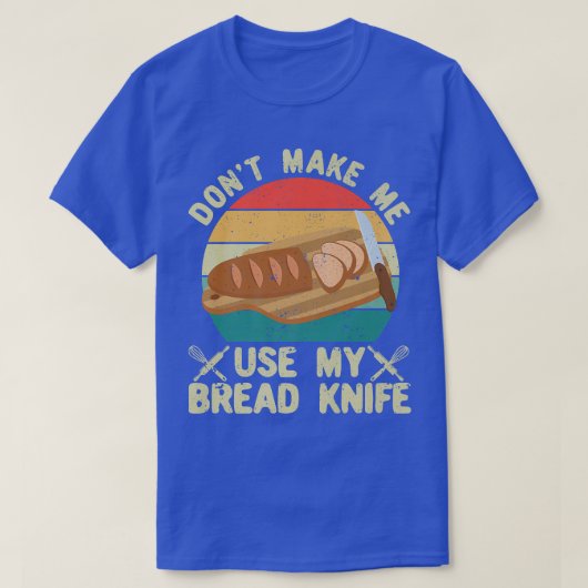 Funny Baker Bread Bread Baker Retro Bread K T-shirt (Design voorkant)