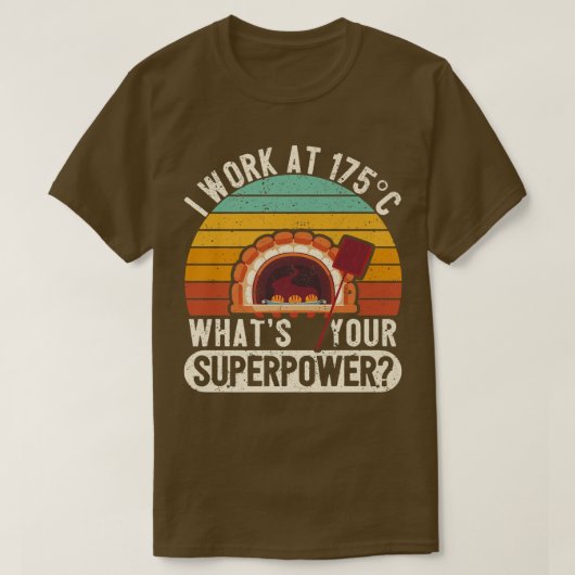 Funny Baker Bread Bread Baker Superpower T-shirt (Design voorkant)