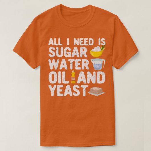 Funny Baker Bread Bread Bread Baker T-shirt (Design voorkant)