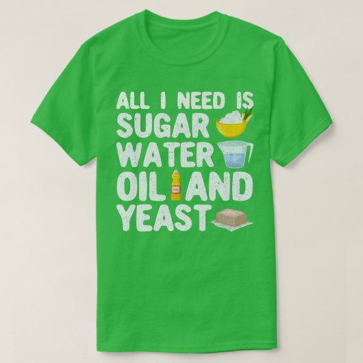 Funny Baker Bread Bread Bread Baker T-shirt (Design voorkant)