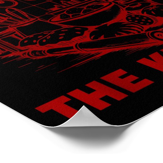 Funny Baker Cook Chef Gift I'll Be In The Kitchen Poster (Hoek)