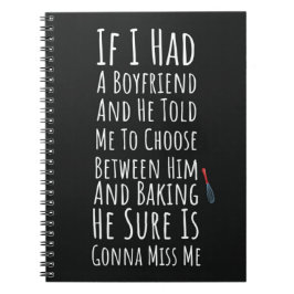 Funny Baker Gifts For Her Teen Girls Women Baking Notitieboek