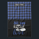 Funny Baker Pun... alles wat je weet is liefdesspe Theedoek<br><div class="desc">Grappig en cool keukenhanddoek om het koken leuker te maken. Gepersonaliseerd geschenk voor familie en vrienden die graag koken, bakken en een nieuw recept proberen in de keuken. Pas de formulering aan zodat deze bij uw gelegenheid past. U kunt het Hulpmiddel van het Ontwerp gebruiken om het doopvonttype, de doopvontkleur...</div>