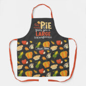 Funny Baker Wiskunde Pie Pun Thanksgiving Schort (Voorkant)