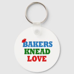 Funny Bakers need (Knead) Love Sleutelhanger