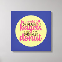 Funny Bakery is een geprinte Donut Kitchen-kunst