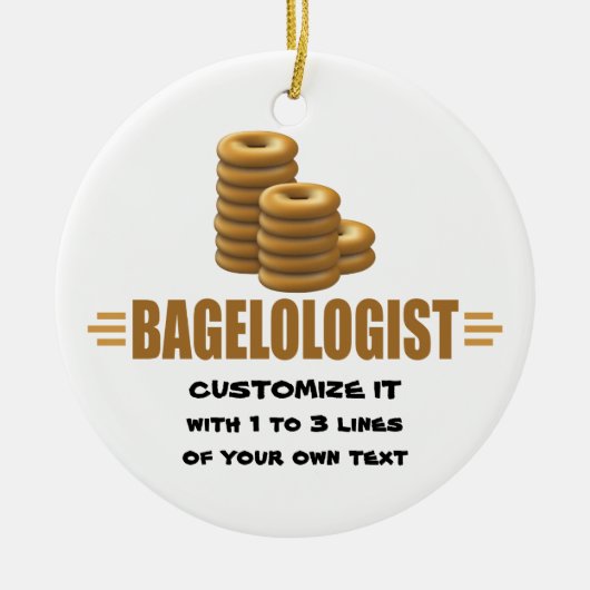 Funny Bakery Keramisch Ornament (Voorkant)