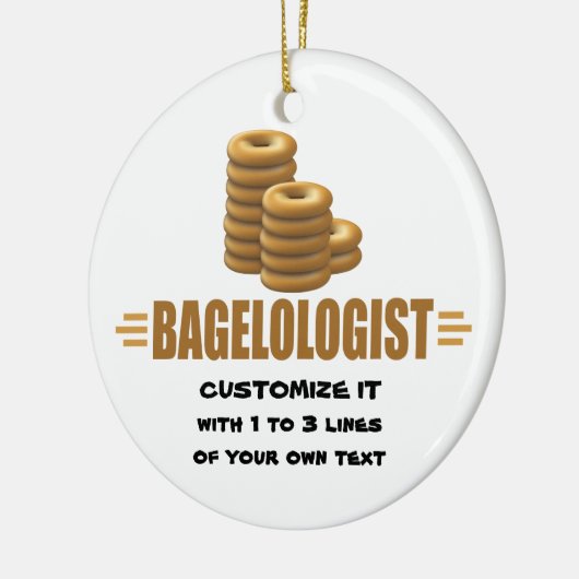 Funny Bakery Keramisch Ornament (Links)