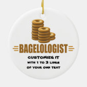 Funny Bakery Keramisch Ornament (Achterkant)