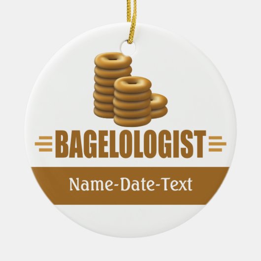 Funny Bakery Keramisch Ornament (Voorkant)