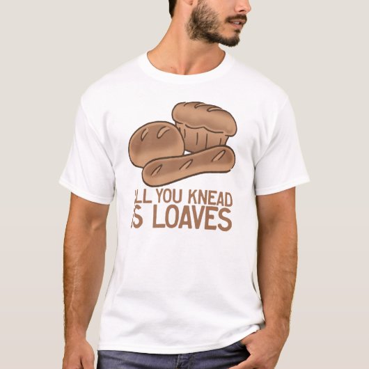 Funny Bakery Slogan T-shirt (Voorkant)