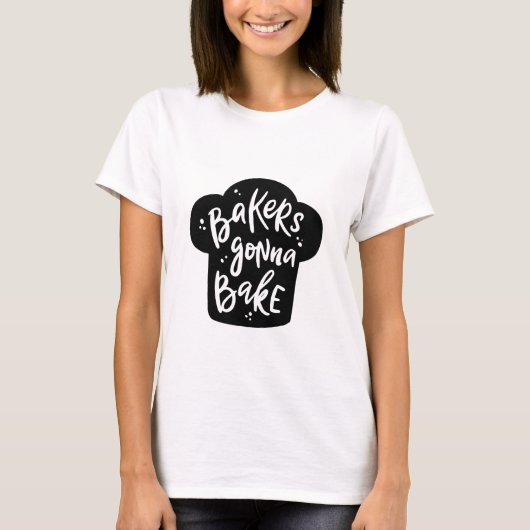 Funny Baking Apparel T-shirt (Voorkant)